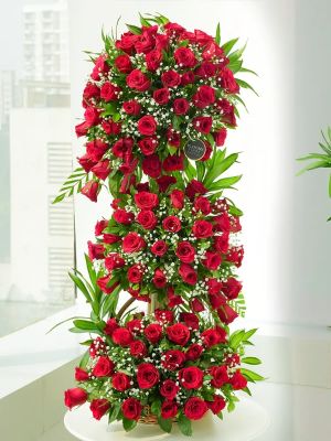 Arapgir Çiçekçi - Vazoda Renkgarenk Çiçekler